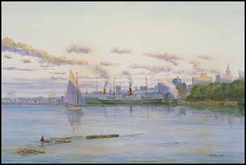 Vancouver from Deadman's Island by Spencer Percival Judge sold for $6,325