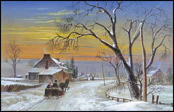 Returning Home by Washington F. Friend sold for $2,300