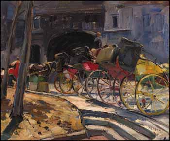 Rickshaws by Francesco (Frank) Iacurto sold for $6,900