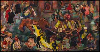 Street Celebration by Pegi Nicol MacLeod sold for $9,200