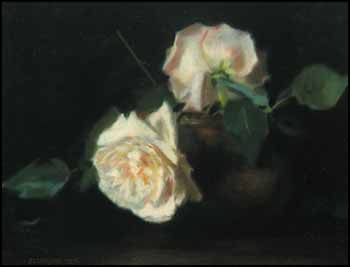 Roses by Frederick Sproston Challener sold for $4,600