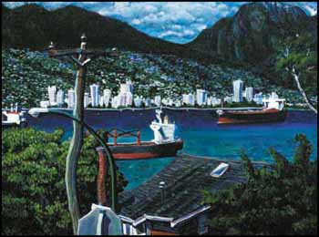 North Shore Over Locarno Beach by Tiko Kerr vendu pour $5,750