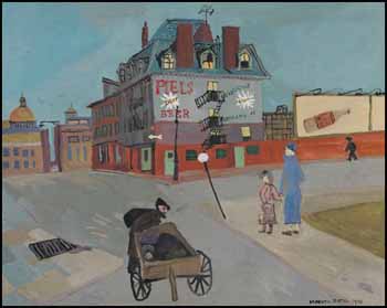 Brooklyn Tavern by Maxwell Bennett Bates sold for $26,325