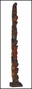 Model Totem Pole by Alfred Wesley sold for $9,360