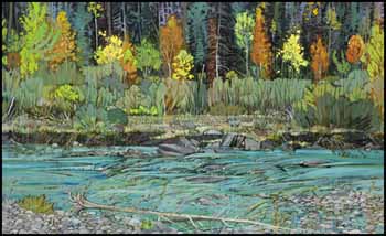 Fall on Baker's Creek, Kananaskis by Edward William (Ted) Godwin vendu pour $14,040