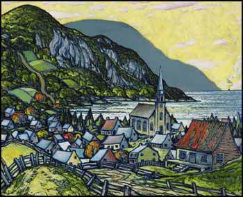 Vue de St-Siméon by Marc-Aurèle Fortin sold for $672,750