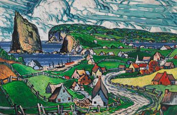 Gaspésie by Marc-Aurèle Fortin vendu pour $500,000