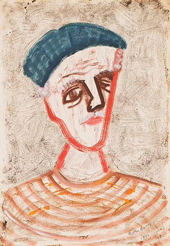 Myself in Blue Beret by Milton Avery vendu pour $67,250