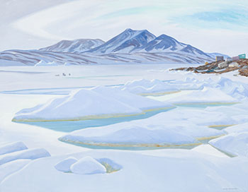 Late Light, Broughton Island by Doris Jean McCarthy vendu pour $169,250