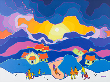 Home from the City by Ted Harrison sold for $61,250