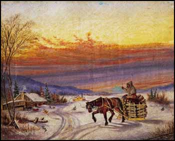 Quebec Winter Landscape by S.S. MacAuley sold for $2,200
