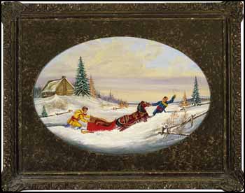 Horse and Sleigh by G.M. Hughes sold for $1,620