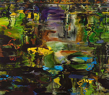 Green Shore Canopy Reflection by David Alexander vendu pour $7,500