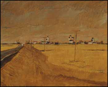 Rainy Day at Pense, Saskatchewan by Robert Francis Michael McInnis vendu pour $1,250