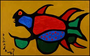 Merman by Attributed to Norval H. Morrisseau sold for $3,540