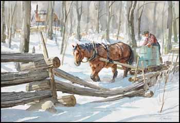 Sugar Shack by Henry John Simpkins vendu pour $1,125