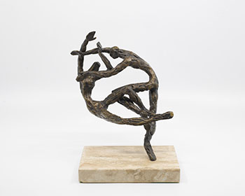 Dancing Couple by Esther Wertheimer vendu pour $1,625