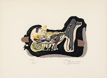 Gélinotte by Georges Braque vendu pour $1,000