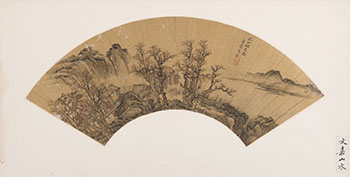 Autum Landscape by Attributed to Wen Jia sold for $16,250