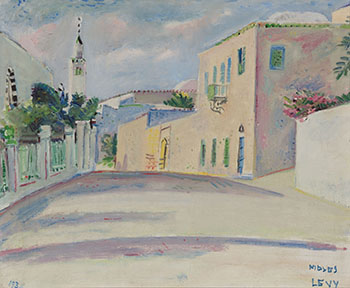Paesaggio Tunisino by Moses Levy sold for $9,375