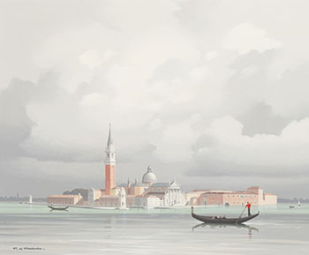 Venise San Giorgio by Pierre De Clausade sold for $1,625