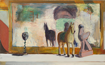 The Black Rose by Dexter Dalwood sold for $10,000