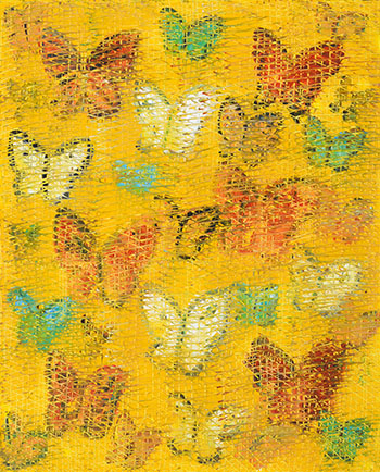 4 Fratillery by Hunt Slonem sold for $10,625