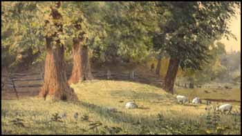 Sheep in the Pasture by Marmaduke Matthews sold for $920