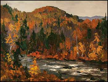 Ste-Adèle, Quebec by Oscar Daniel De Lall vendu pour $1,265