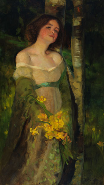 Le printemps de la vie by Florence Carlyle sold for $10,625