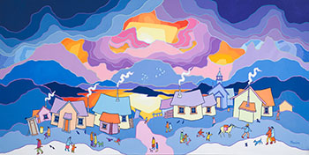 Spring Snow by Ted Harrison sold for $121,250