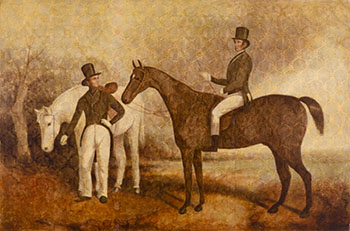Two Englishmen and a Horse by Patrick DeCoste sold for $750