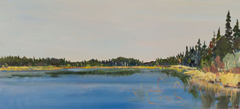 Shoreline, Smokey Light by Greg Hardy sold for $3,750