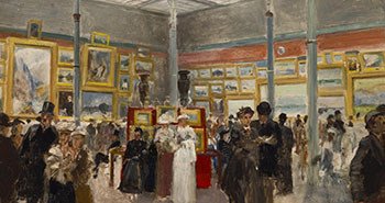 Opening of the Ontario Society of Artists by Attributed to Frederic Marlett Bell-Smith sold for $4,688