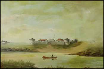 Fort Garry, 1869 by Lionel MacDonald Stevenson sold for $1,053
