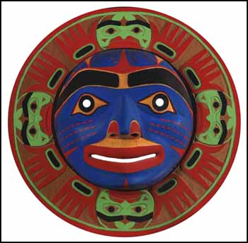 Moon Mask by Vernon Etzerza sold for $1,170