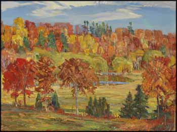 Don Valley in Autumn by Frederick Sproston Challener sold for $4,720