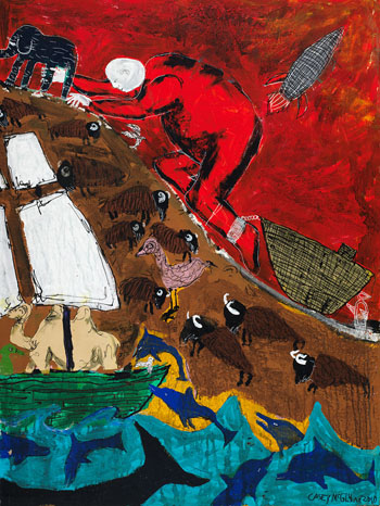 Buffalo Mountain by Casey McGlynn sold for $1,625