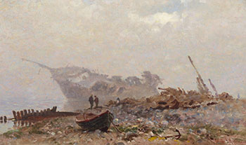 Wreckage by Lucius Richard O'Brien vendu pour $5,625