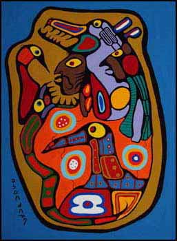 Unity of Spirit and Nature by Norval H. Morrisseau sold for $6,325