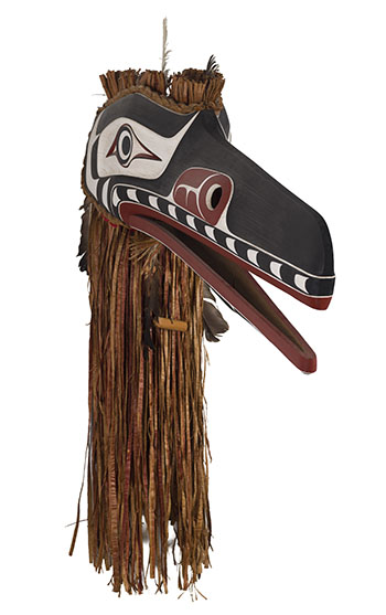 Long Raven Hamatsa Mask by Calvin Hunt sold for $2,813