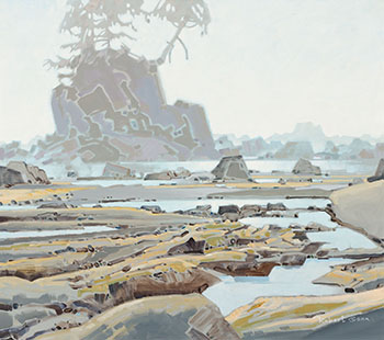 A Sea Stack, Carmanah Beach, on the West Coast Trail by Robert Genn vendu pour $11,250