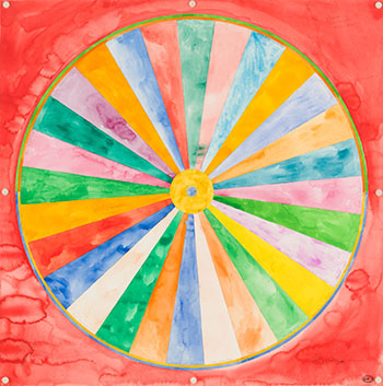 Circle Divided into 28 Equal Sections by Gregory Richard Curnoe vendu pour $13,750