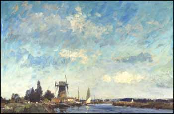 Thurne Mouth, Norfolk by Edward Seago vendu pour $74,750