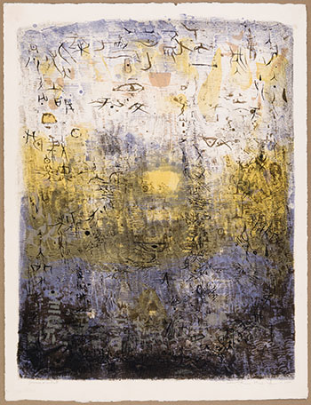 Forêt perdue by Zao Wou-Ki vendu pour $6,875