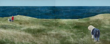 Dog Walk: Coastline by Alexandra (Sandy) Haeseker vendu pour $17,500