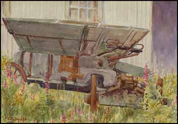 The Wagon by Spencer Percival Judge sold for $173