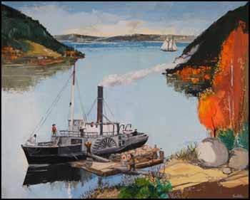 The Paddlewheeler - Beaver, 1835 - 1888 by Jack Hambleton sold for $1,265