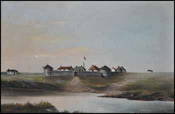 Fort Garry, 1860 by Lionel MacDonald Stevenson sold for $920