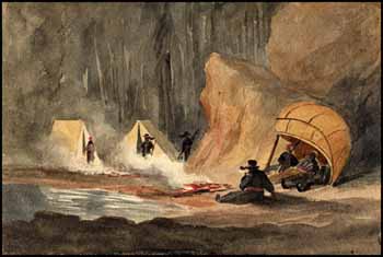 Encampment on an Island in the Ottawa by Early 19th Century Canadian School sold for $2,070